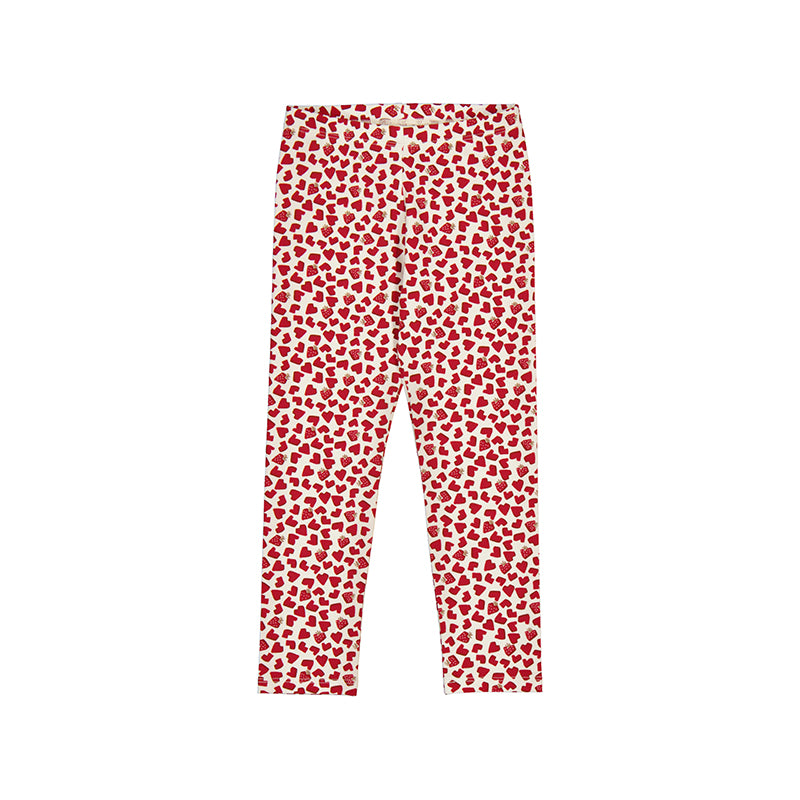 Bow Tee & Heart Legging Set