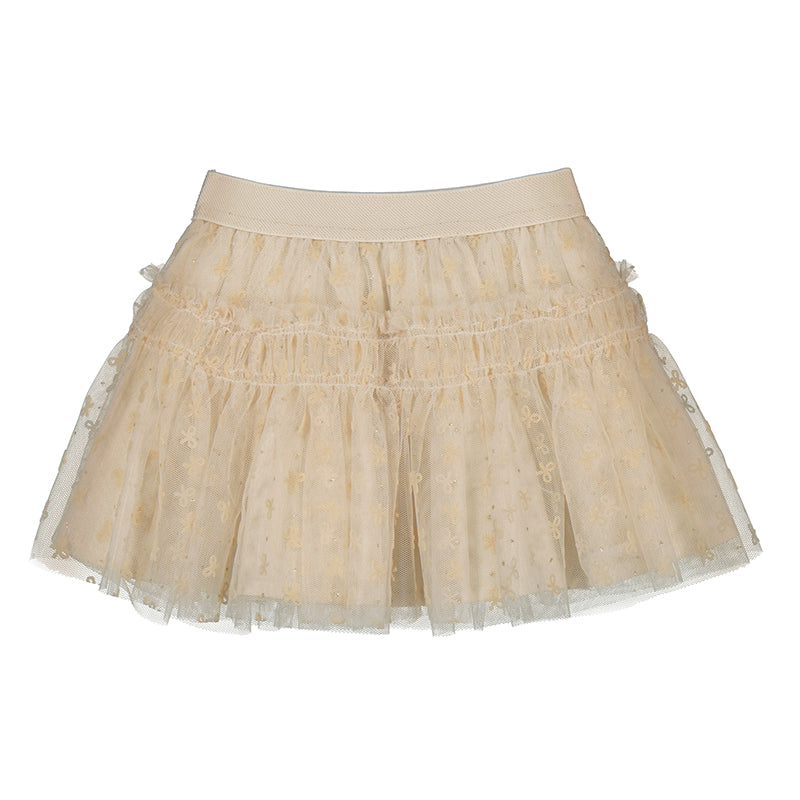 Long Sleeve Bow Tee & Tulle Skirt Set