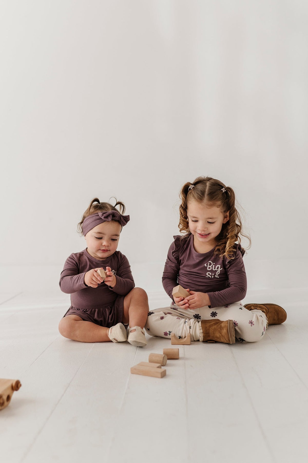 Big Sis Long Sleeve Ruffle Top