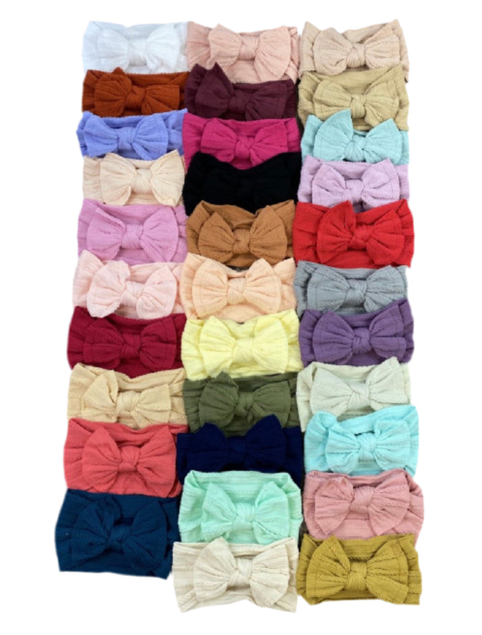 Cable Knit Bow Headband