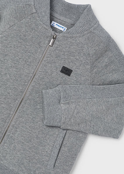 Knit Zip Up Jacket