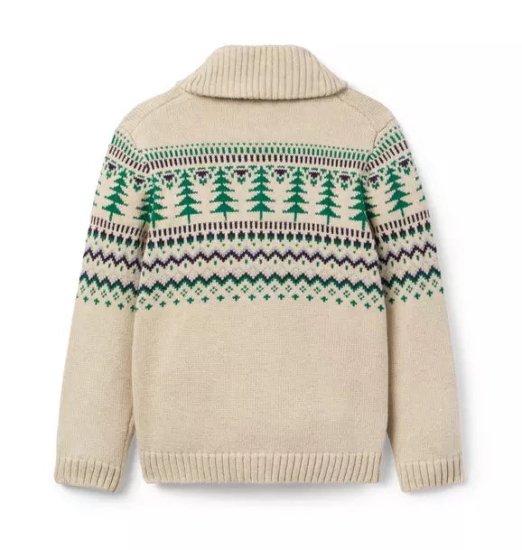 The Evergreen Fair Isle Cardigan
