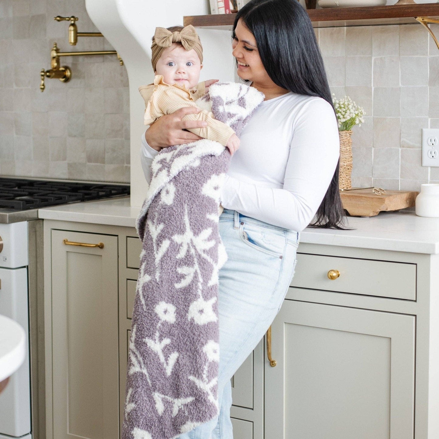 Double-Layer Pansy Bamboni® Blanket