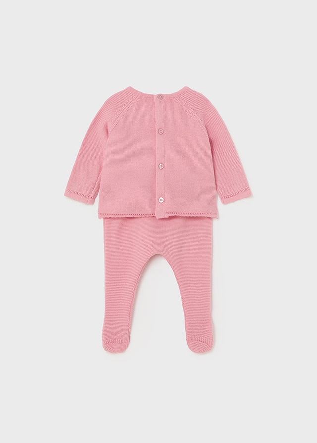 Knit Teddy Bear Leg Warmer Set