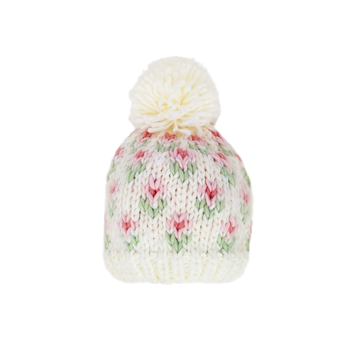 Bitty Blooms Blush Beanie Hat