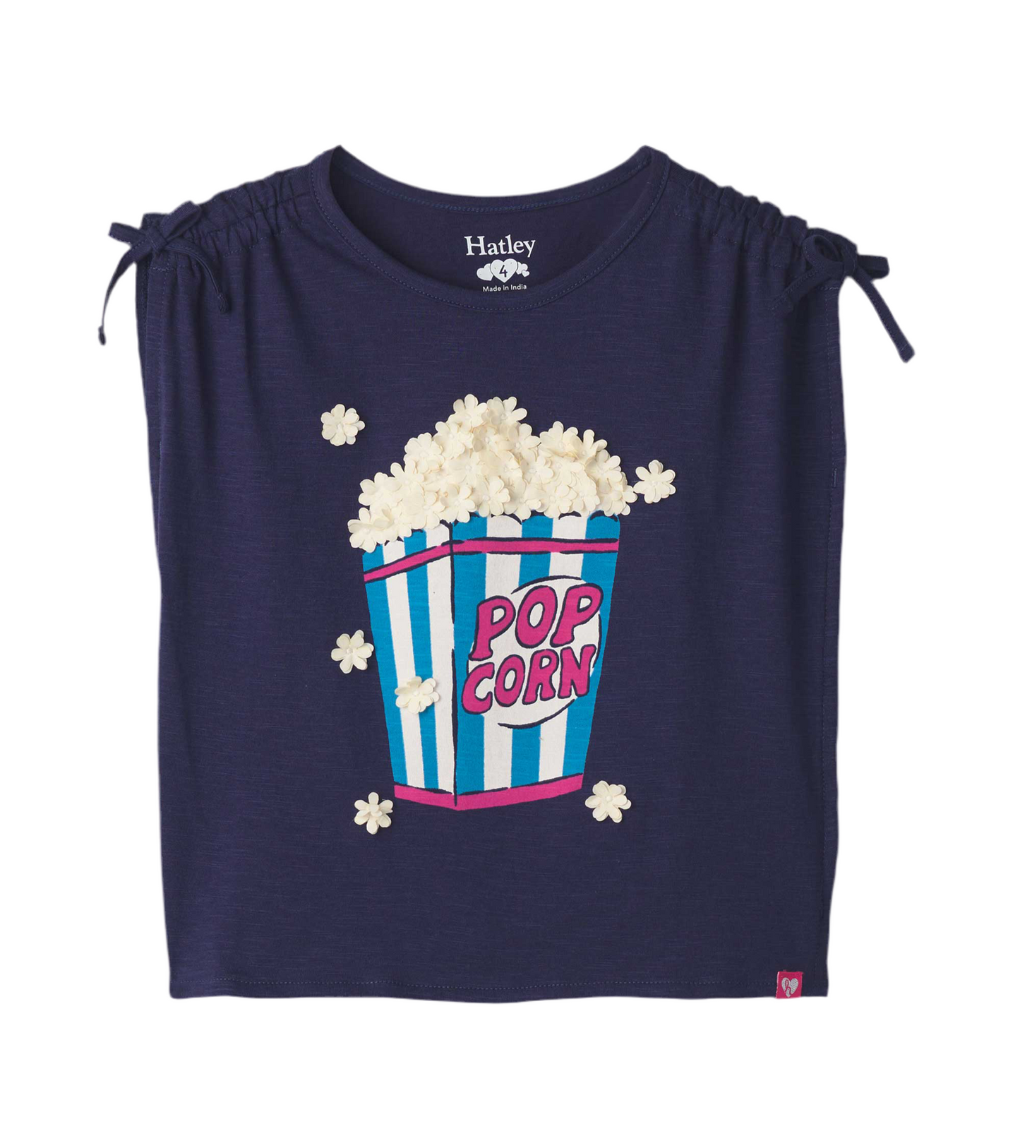 Popcorn Cinched Shoulder Top