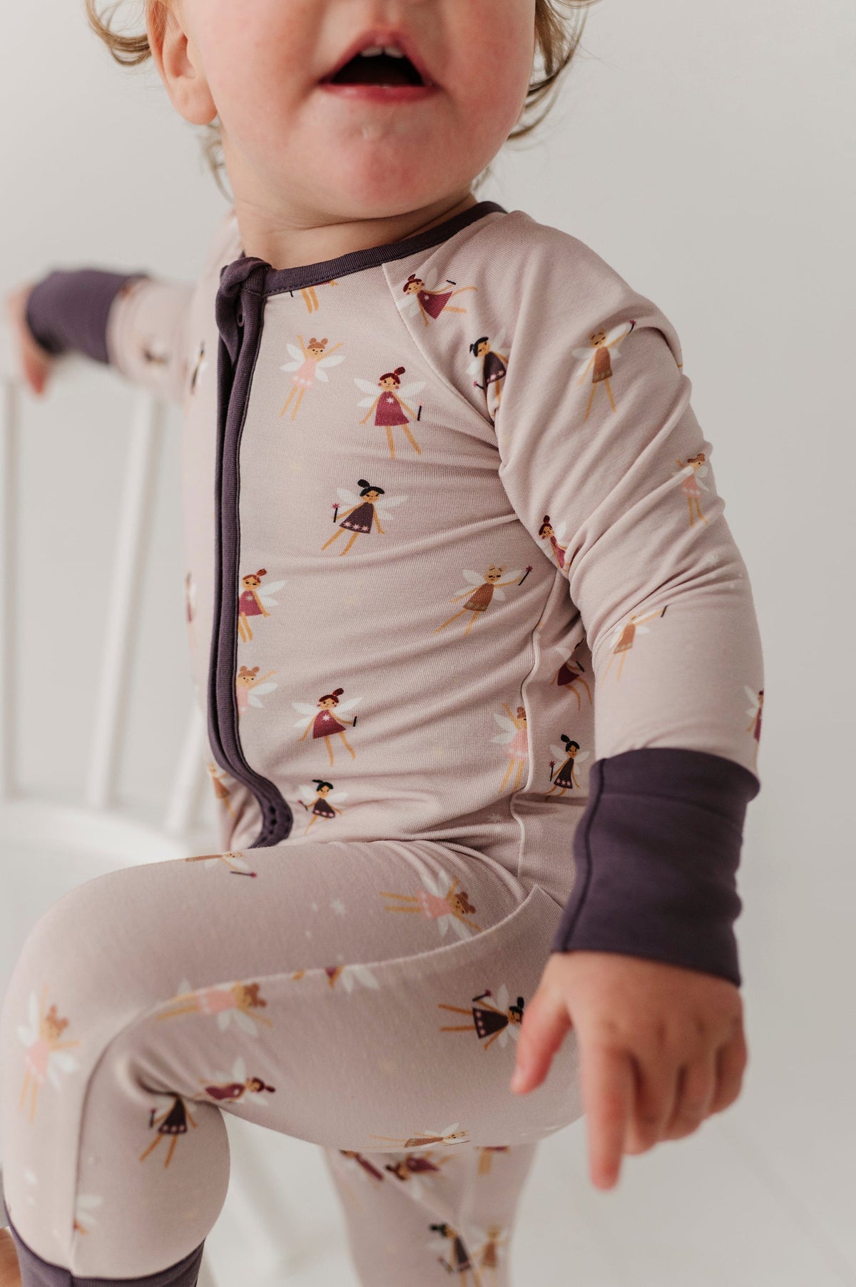 Long Sleeve Zip Romper Fairies