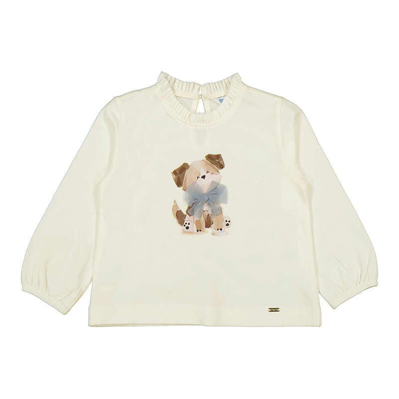Puppy Long Sleeve Tee & Blue Bell Legging Set