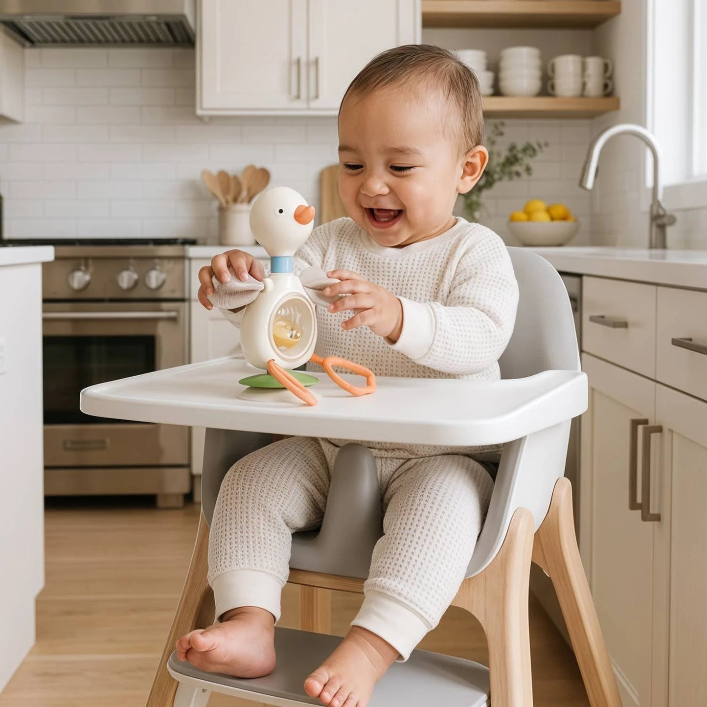 Itzy Twist & Bop High Chair Sensory Goose Toy