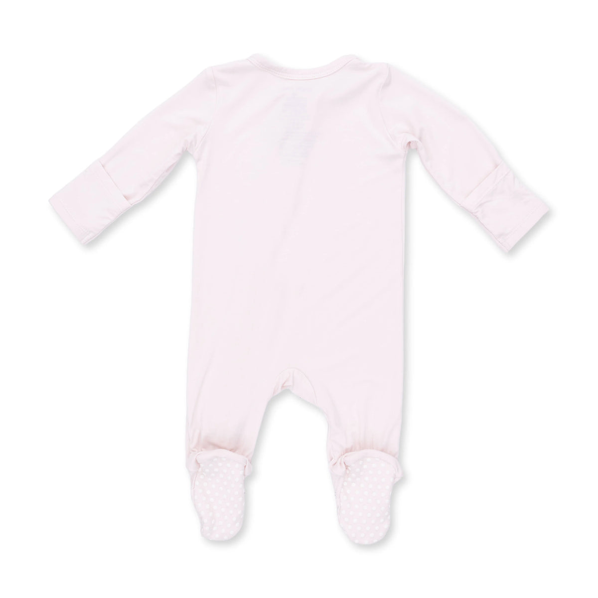 Solid Mauve Morn 2 Way Zipper Footie