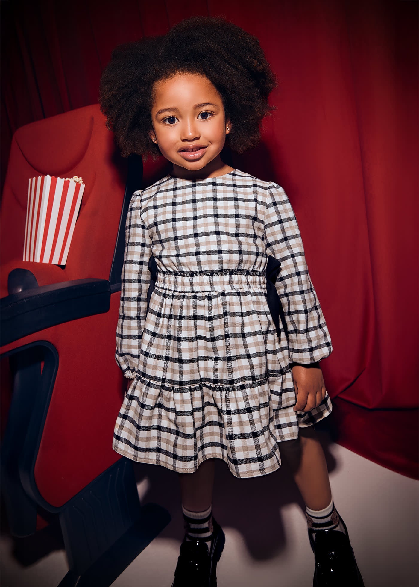 Plaid Bow Dress