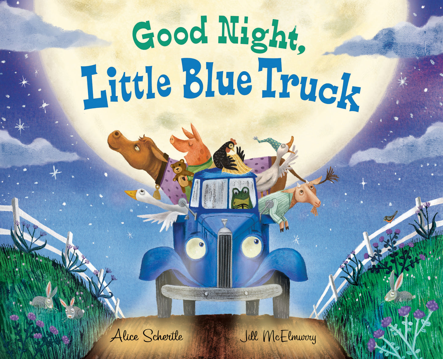Good Night, Little Blue Truck Board Book