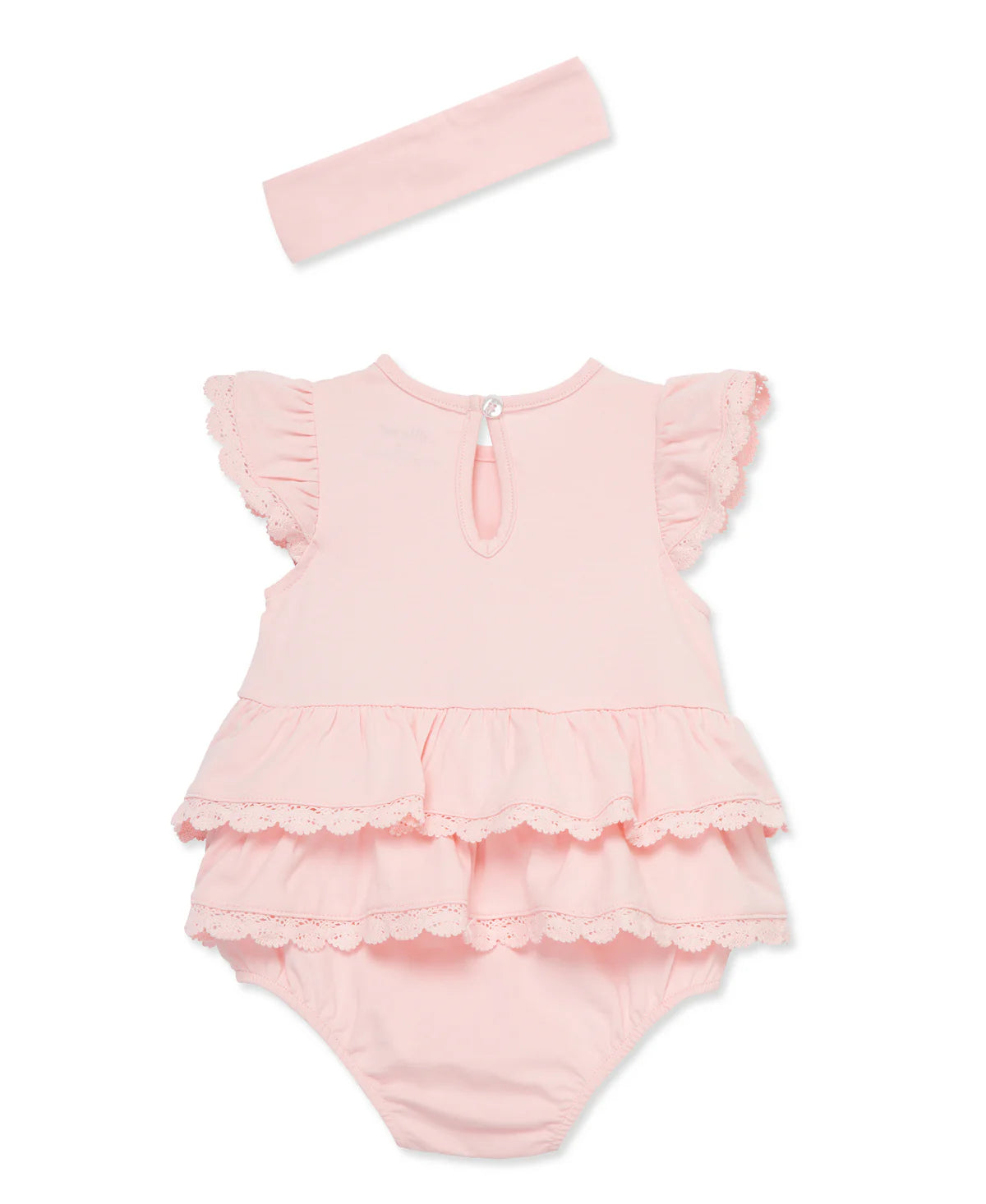 Rose Lace Bubble & Headband Set