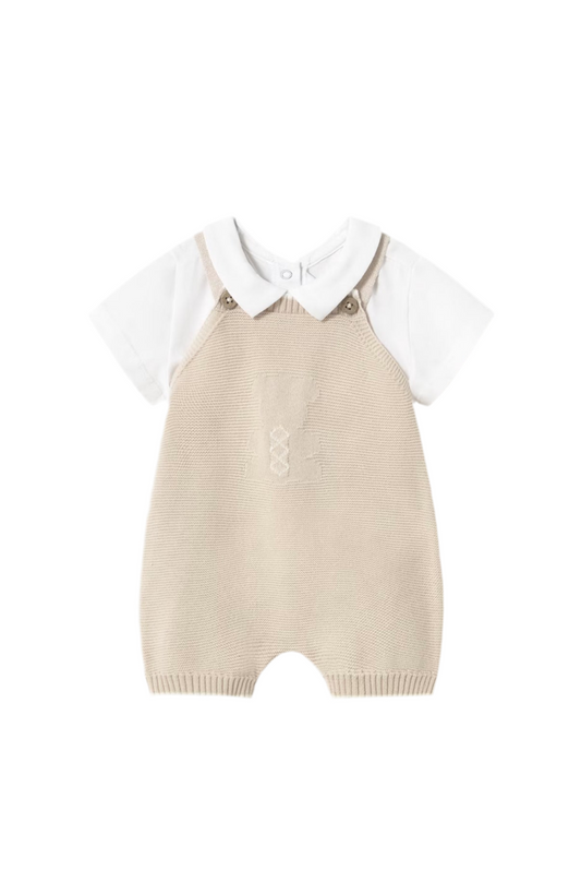 Knit Teddy Bear Romper