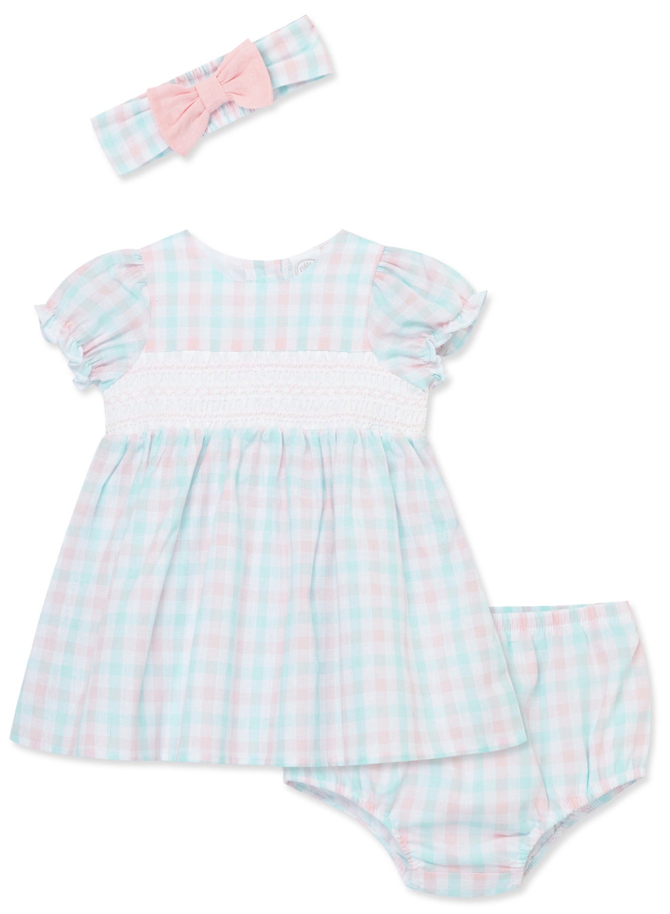Daisy Love Smocked Plaid Dress