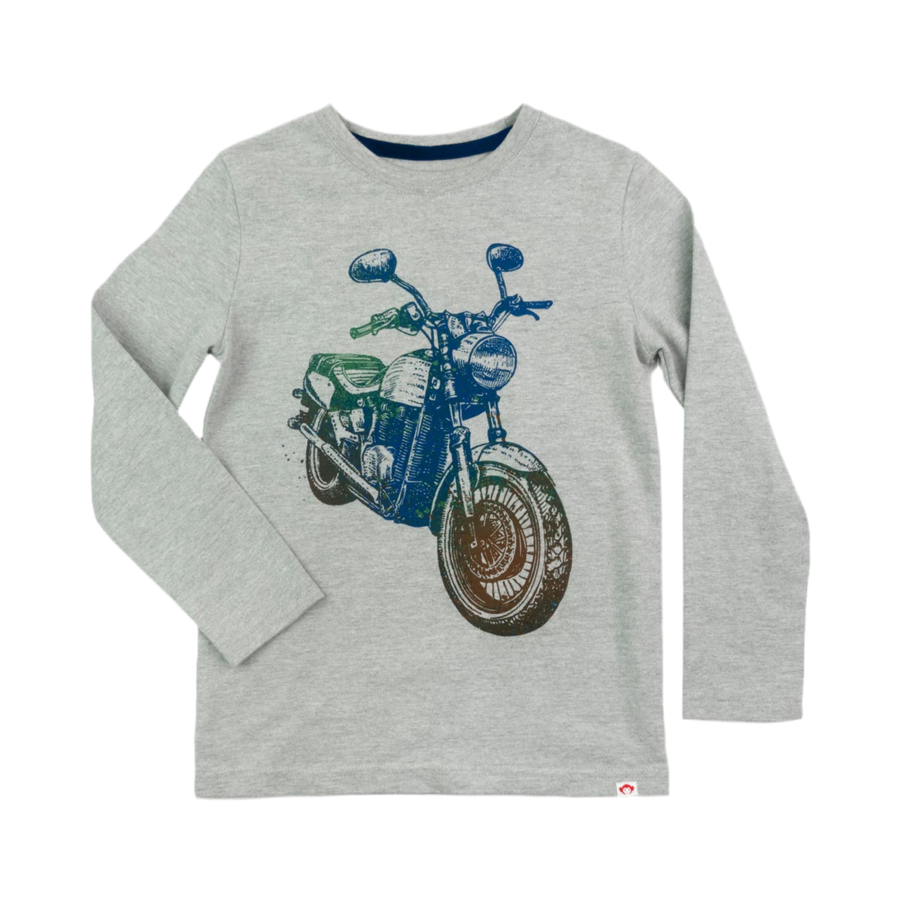Graphic Long Sleeve Tee Retro Bike