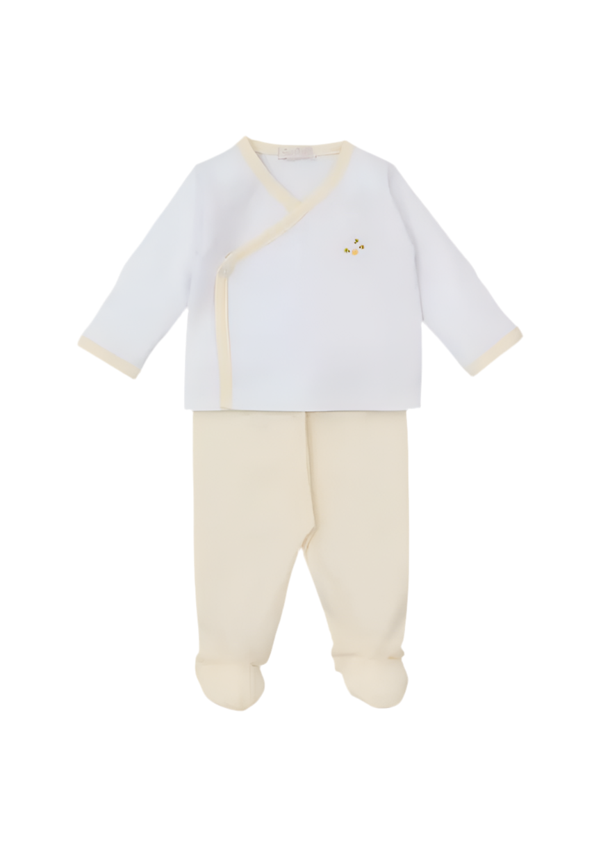 Bee Hive Footed Pant Set