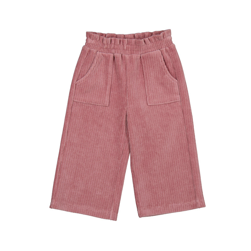 Ribbed Mock Kneck & Corduroy Pant Set