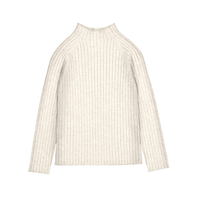 Ribbed Mock Kneck & Corduroy Pant Set