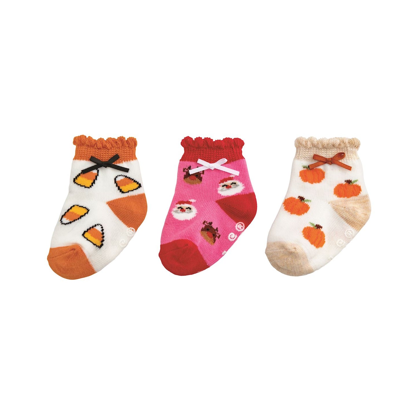 My First Holiday Socks Bow