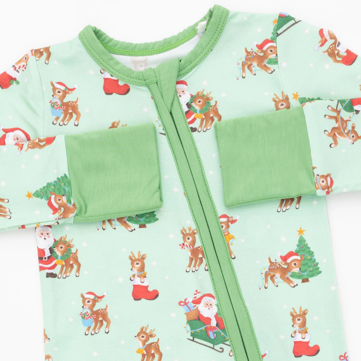 Vintage Reindeer & Santa Uni Convertible Romper