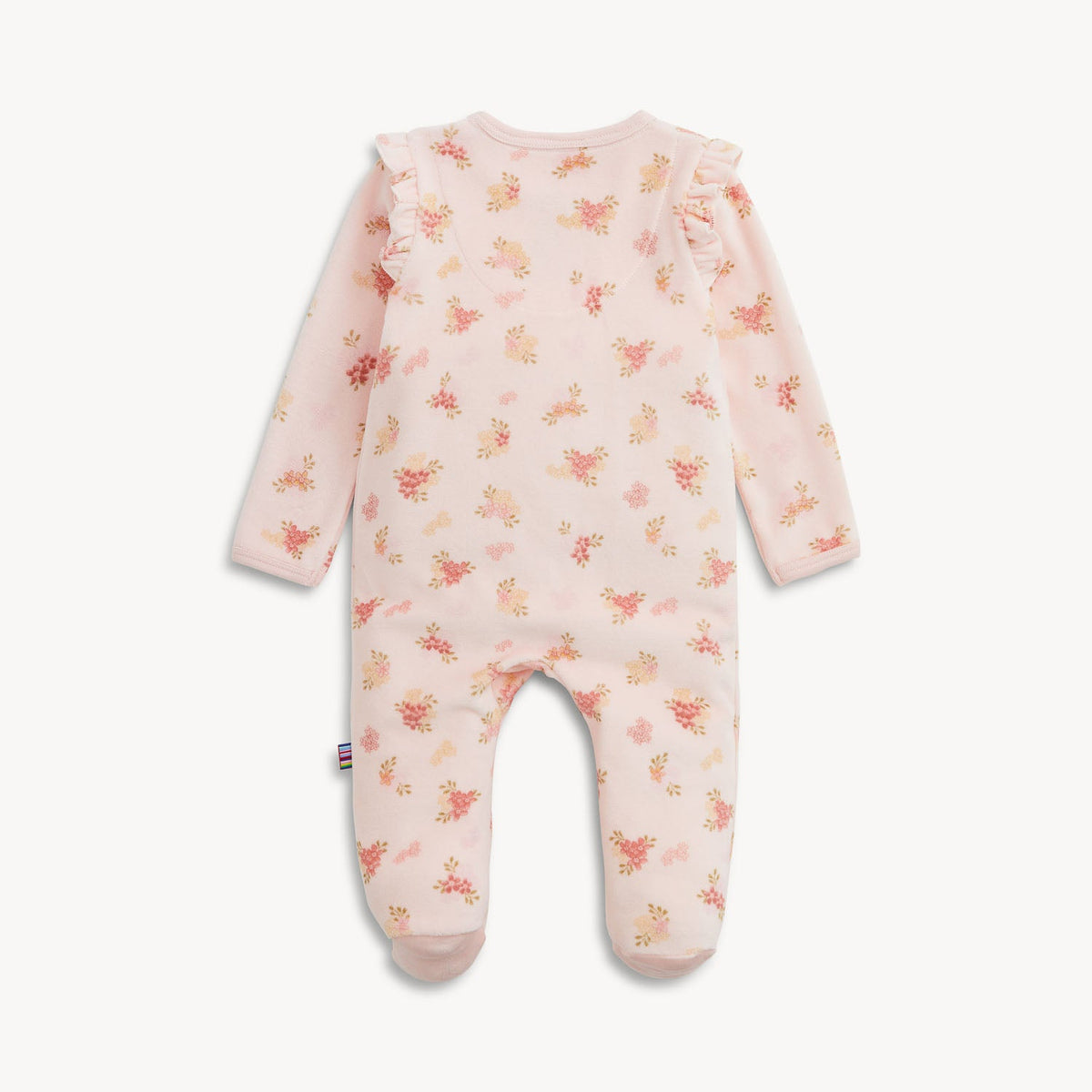 Magnetic Me Floral Girls Velour Magnetic Footie