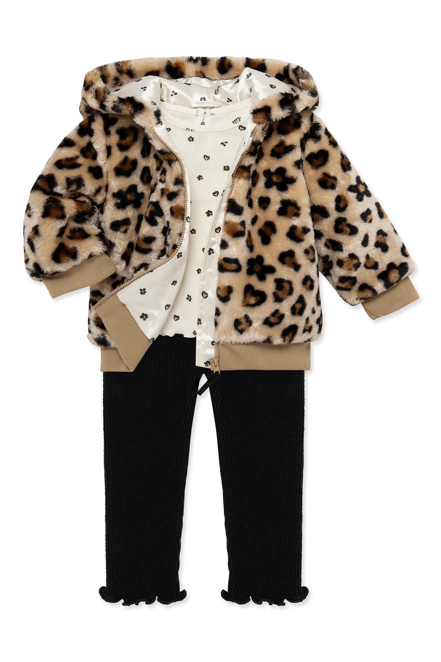 Leopard 3Pc Jacket Set