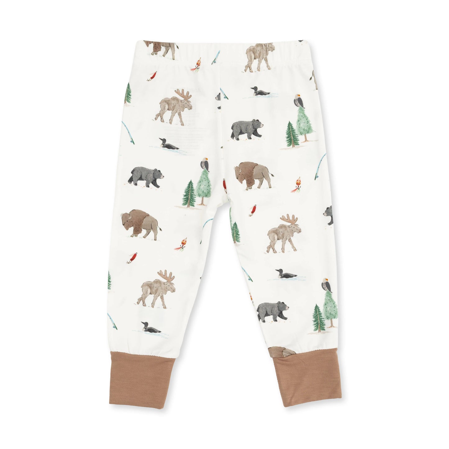 Northern Woodland Animals Long Sleeve Loungewear Set