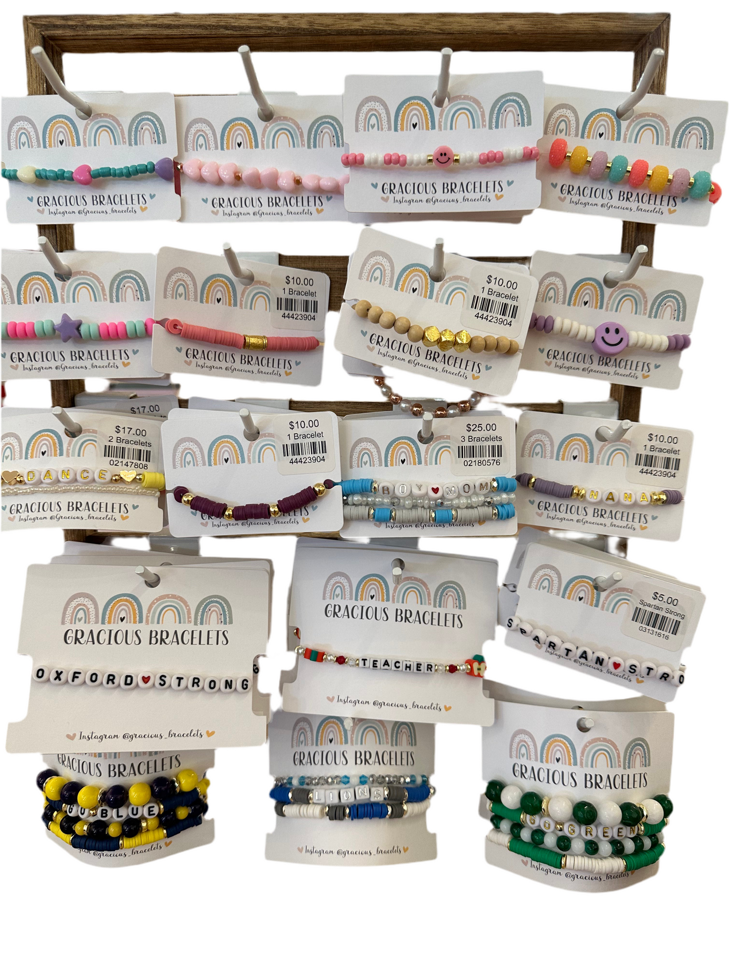 Gracious Bracelets-Available for In Store Purchase Only
