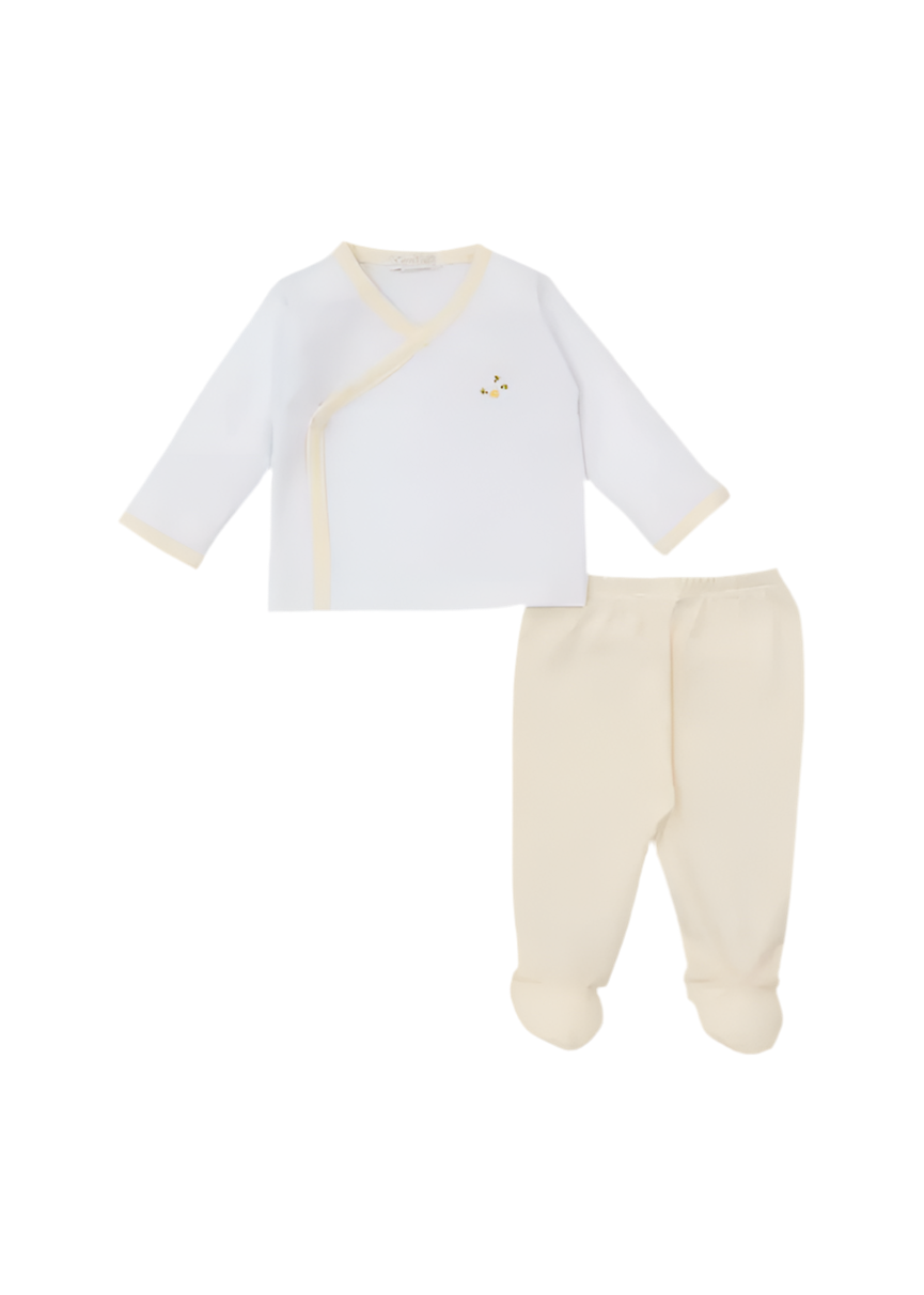 Bee Hive Footed Pant Set