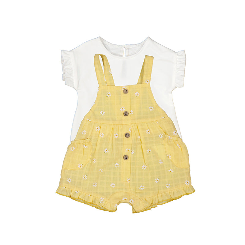 Sunny Yellow Overall Set