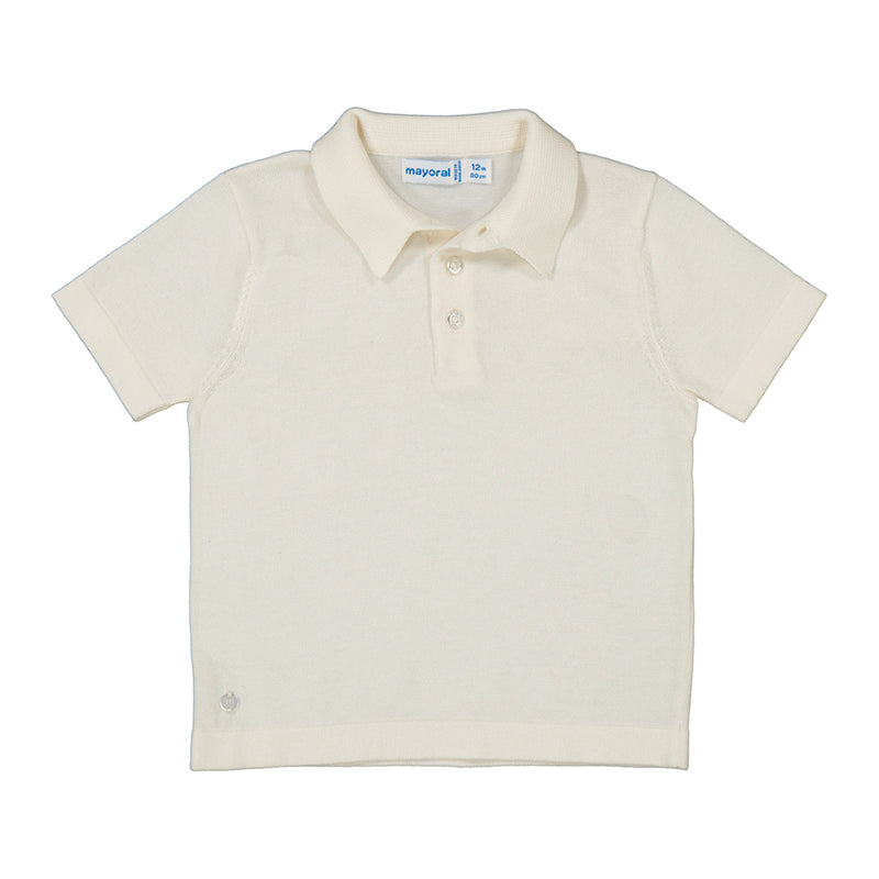 Short Sleeve Knit Polo