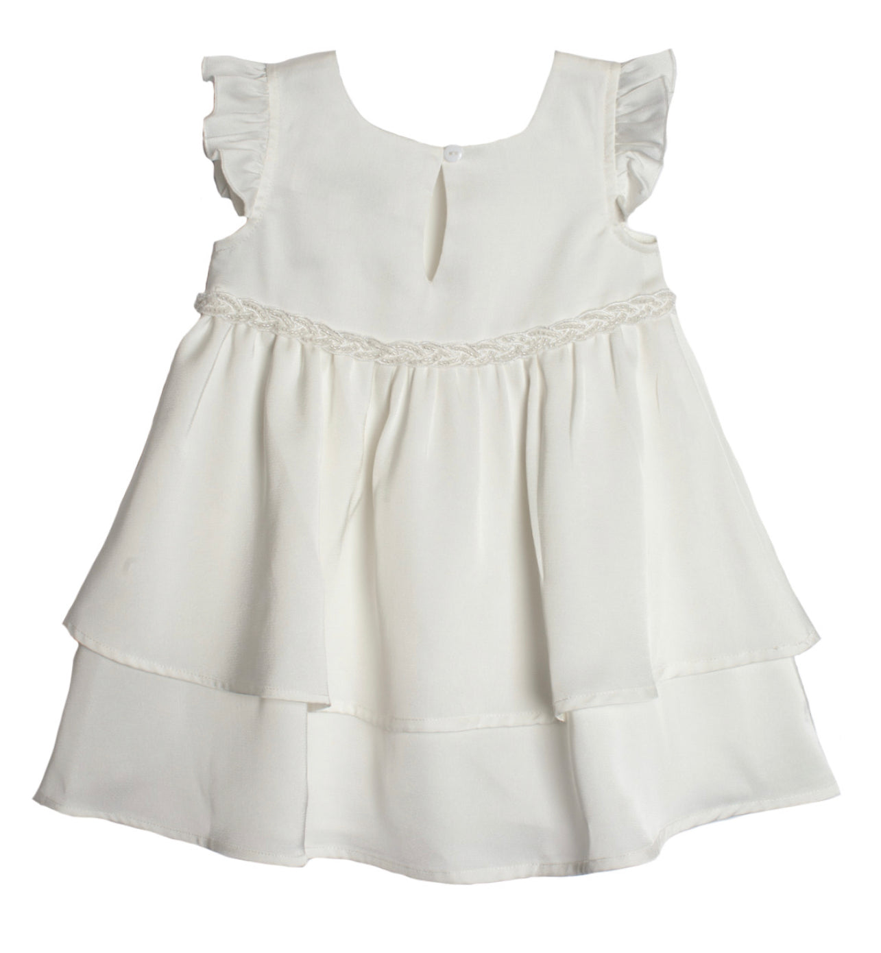 Crystal Flutter Sleeve Dress