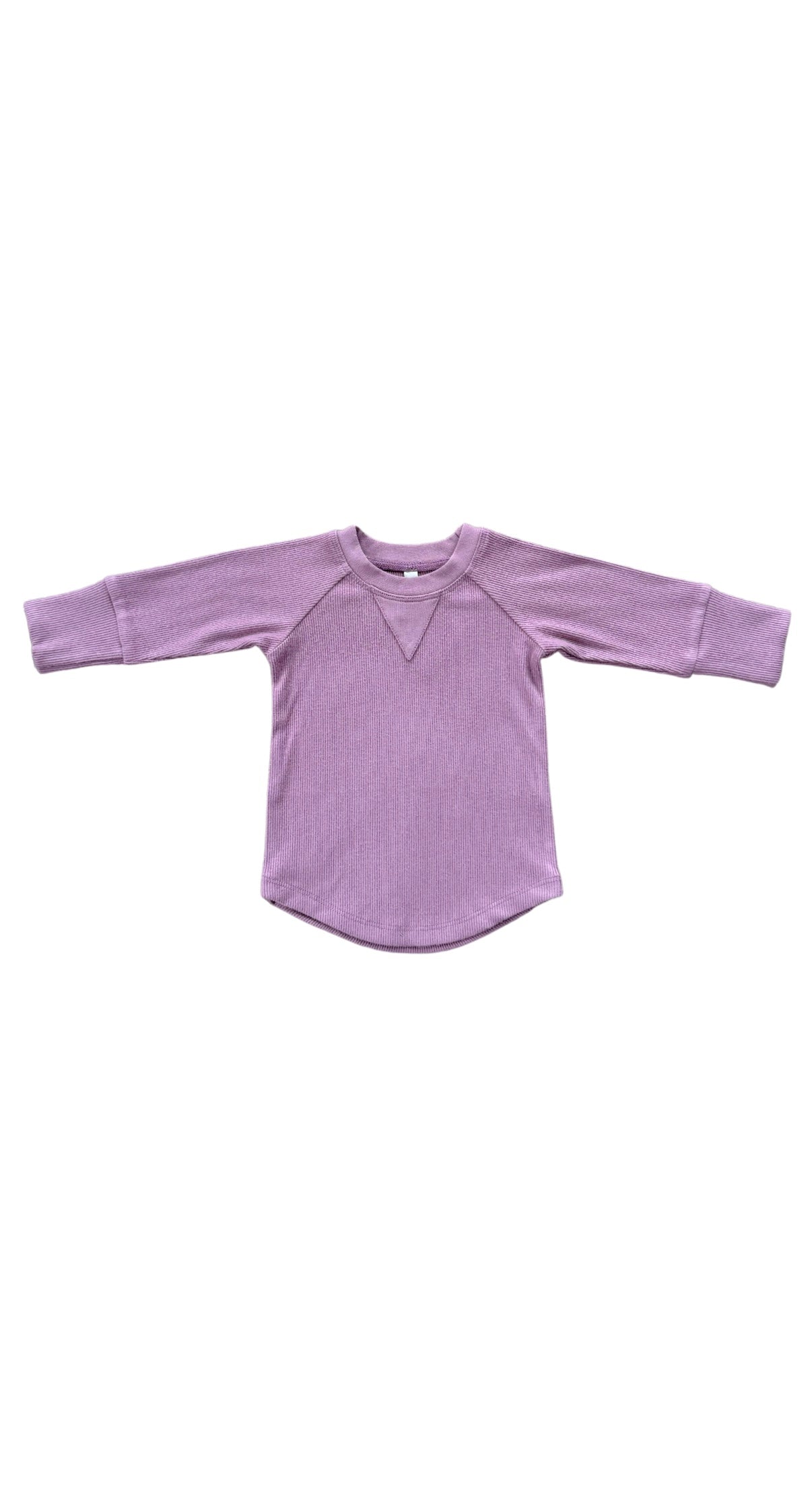 Dusky Orchid Ribbed Top