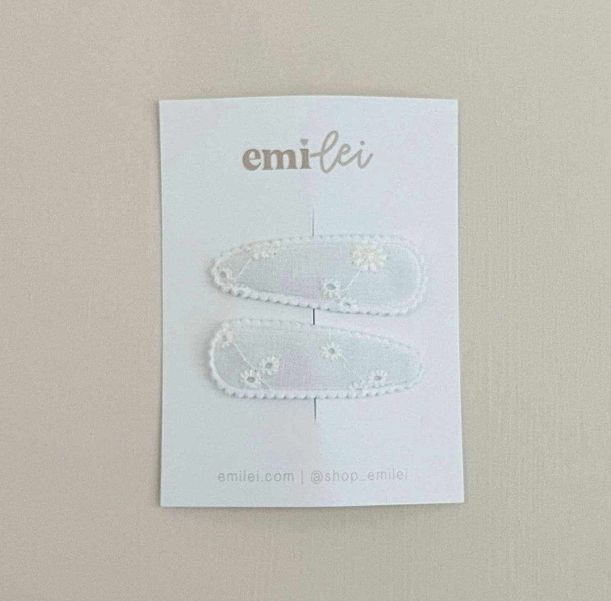 Barrette Hair Clips - Set of 2