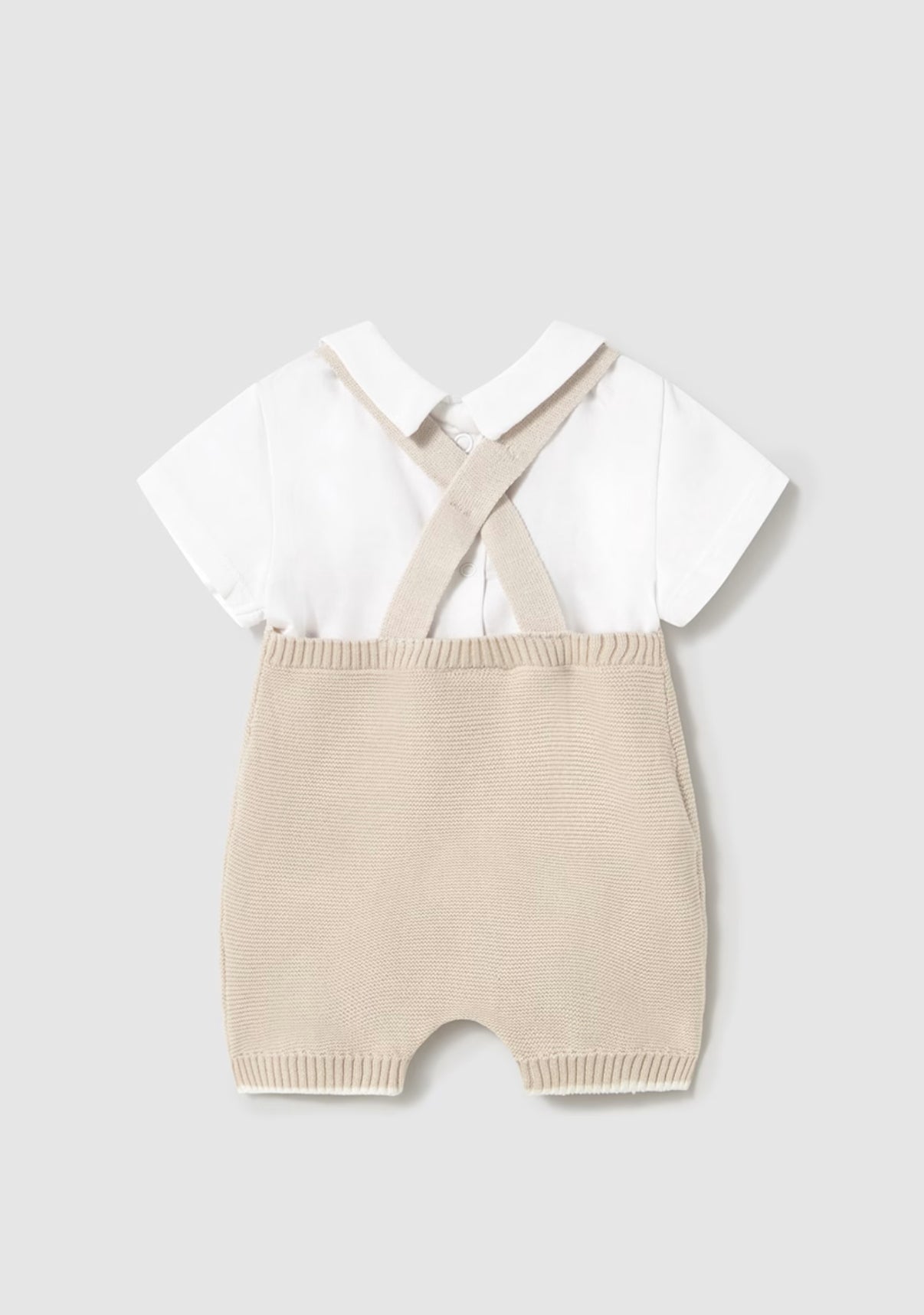 Knit Teddy Bear Romper