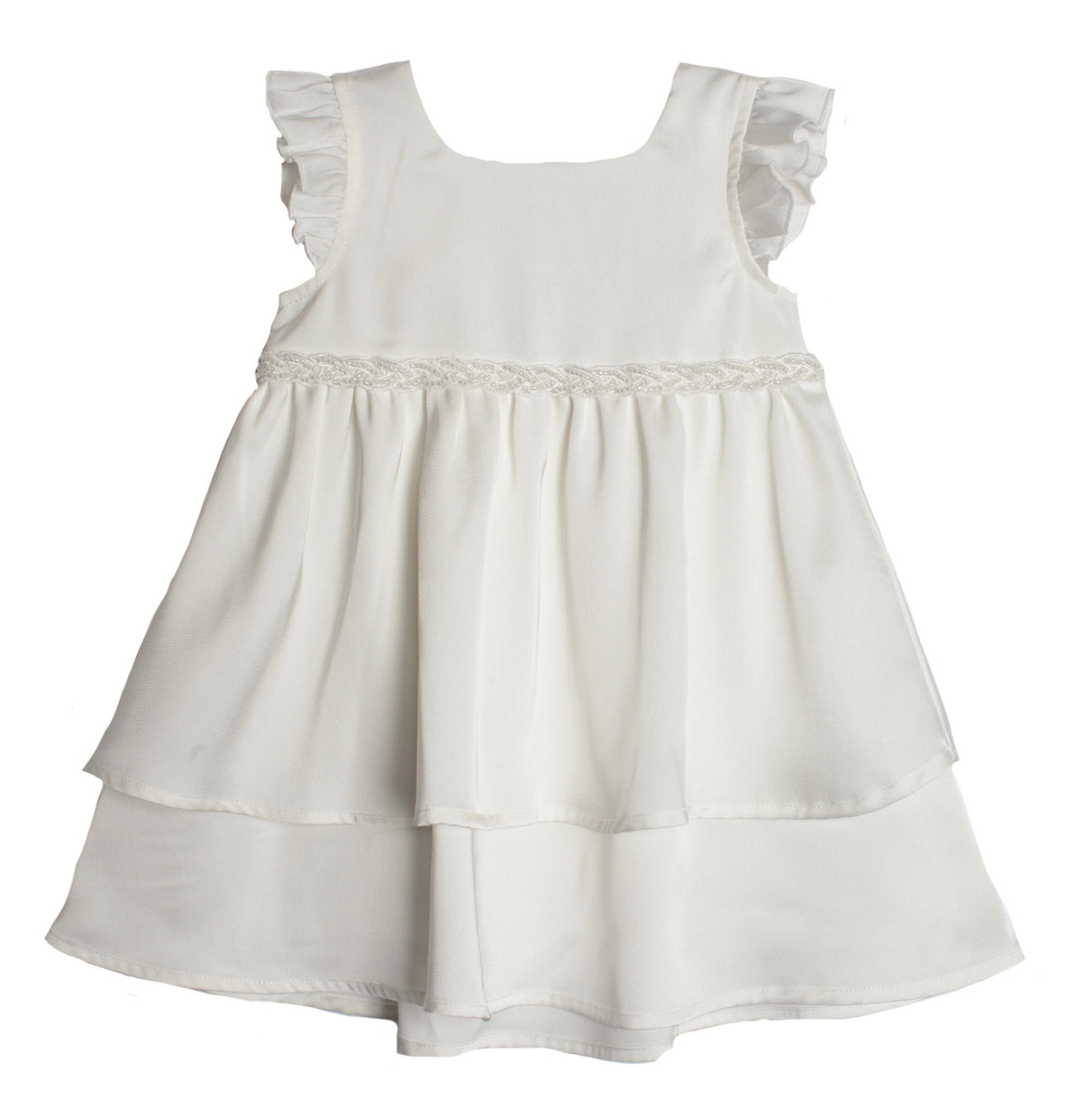 Crystal Flutter Sleeve Dress