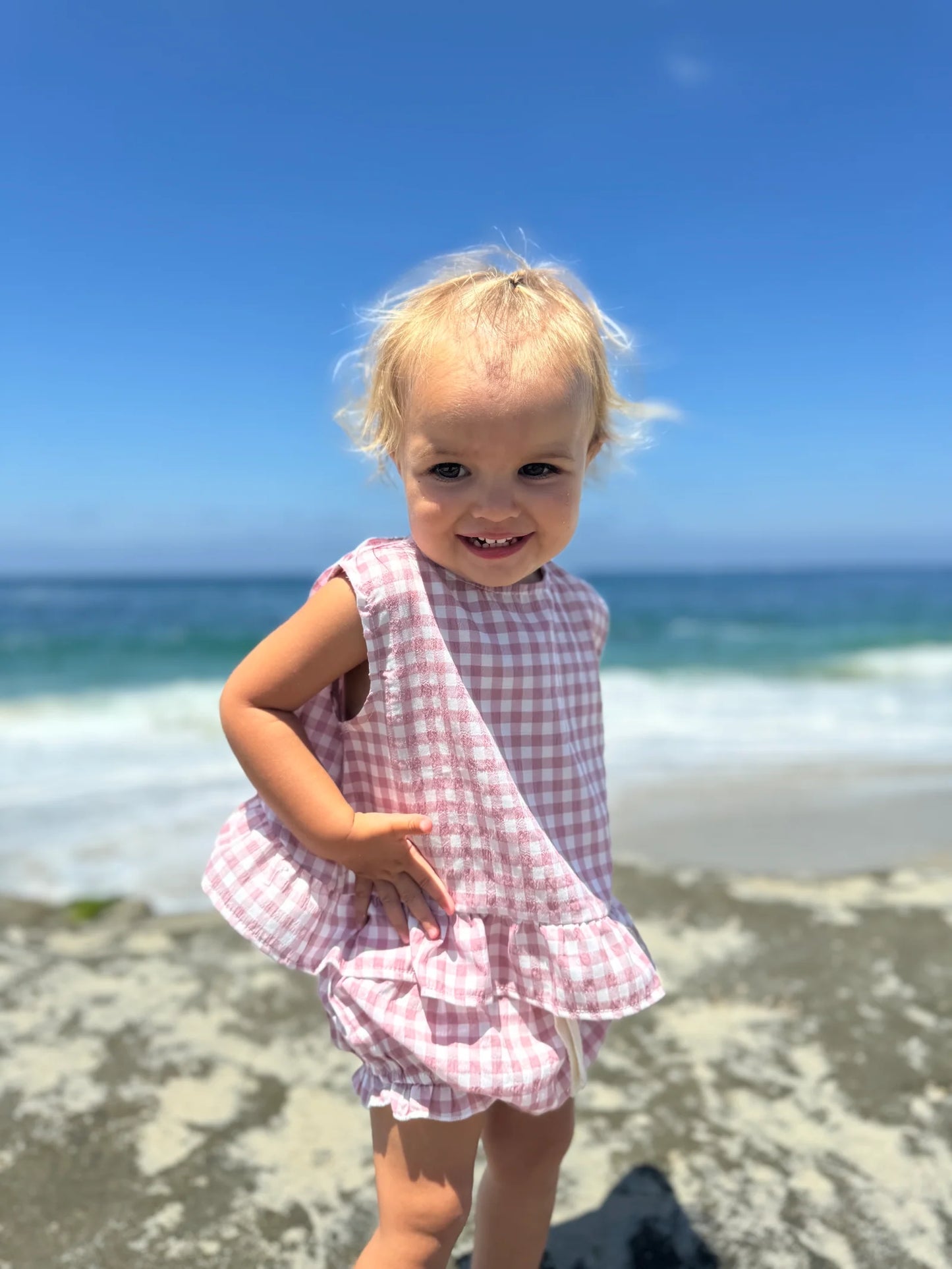Aria Set Rose Plaid