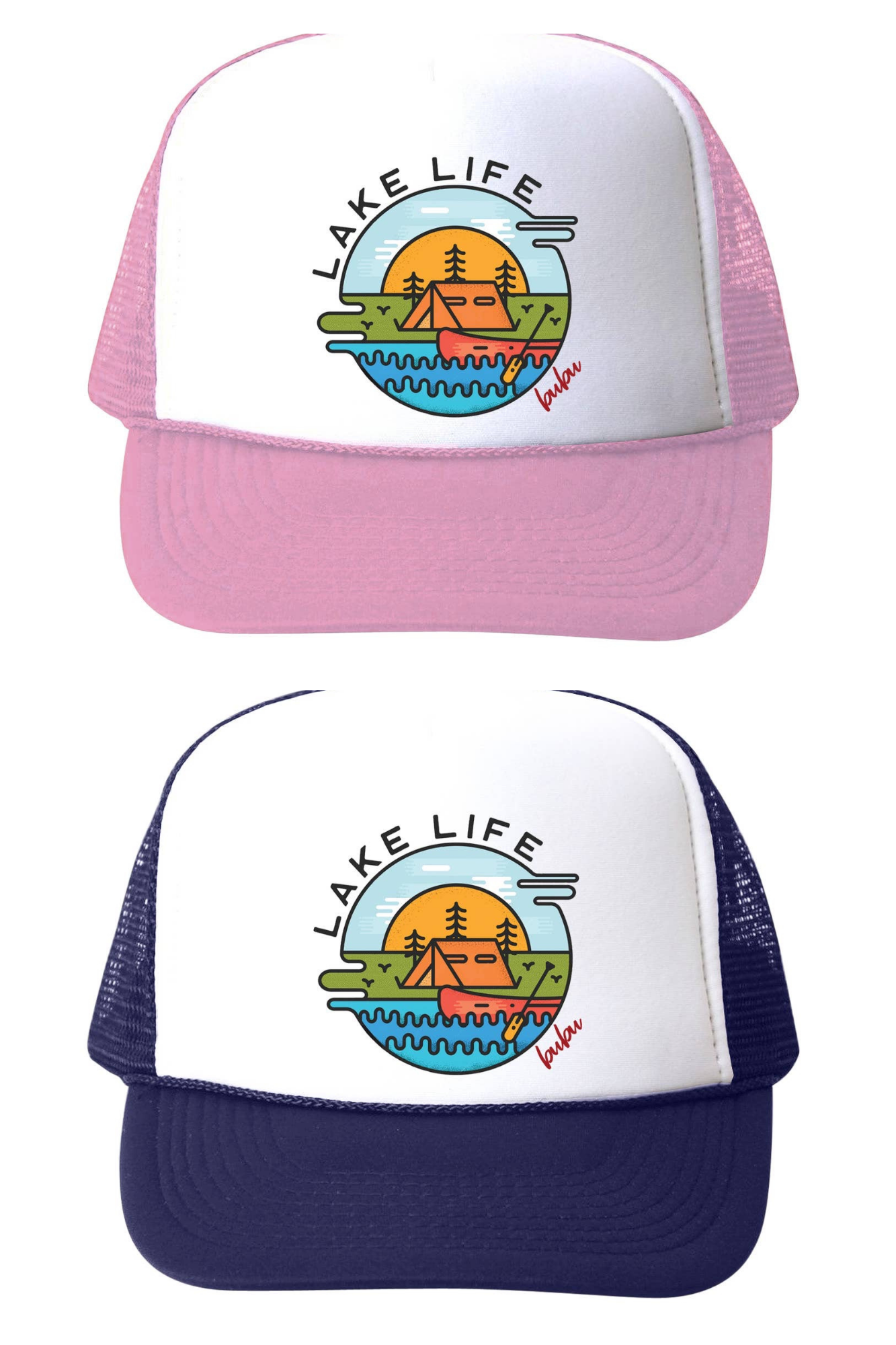 Lake Life Trucker Hat (multiple colors)