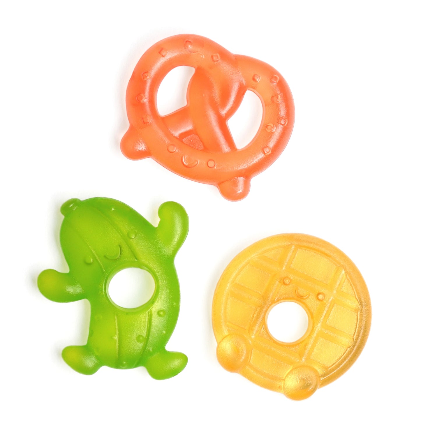 Cutie Coolers Water Filled Teethers (3 Pack) Silly Foods