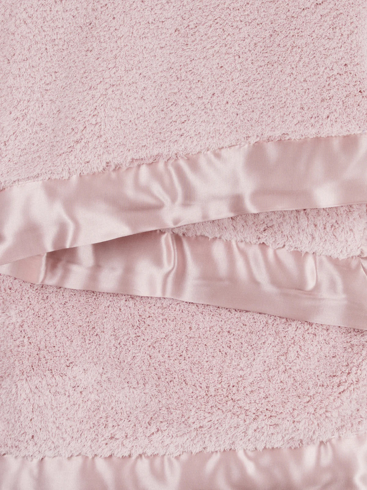 Chenille Baby Blanket Dusty Pink