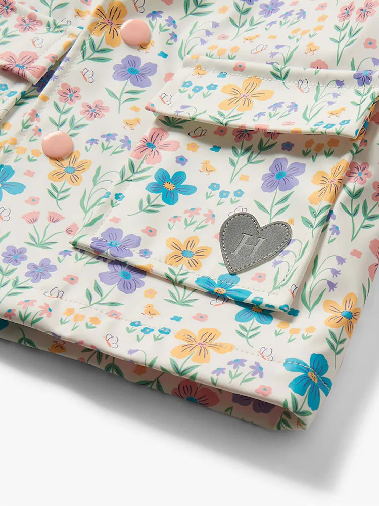 Little Garden Chicks Snap Rain Coat