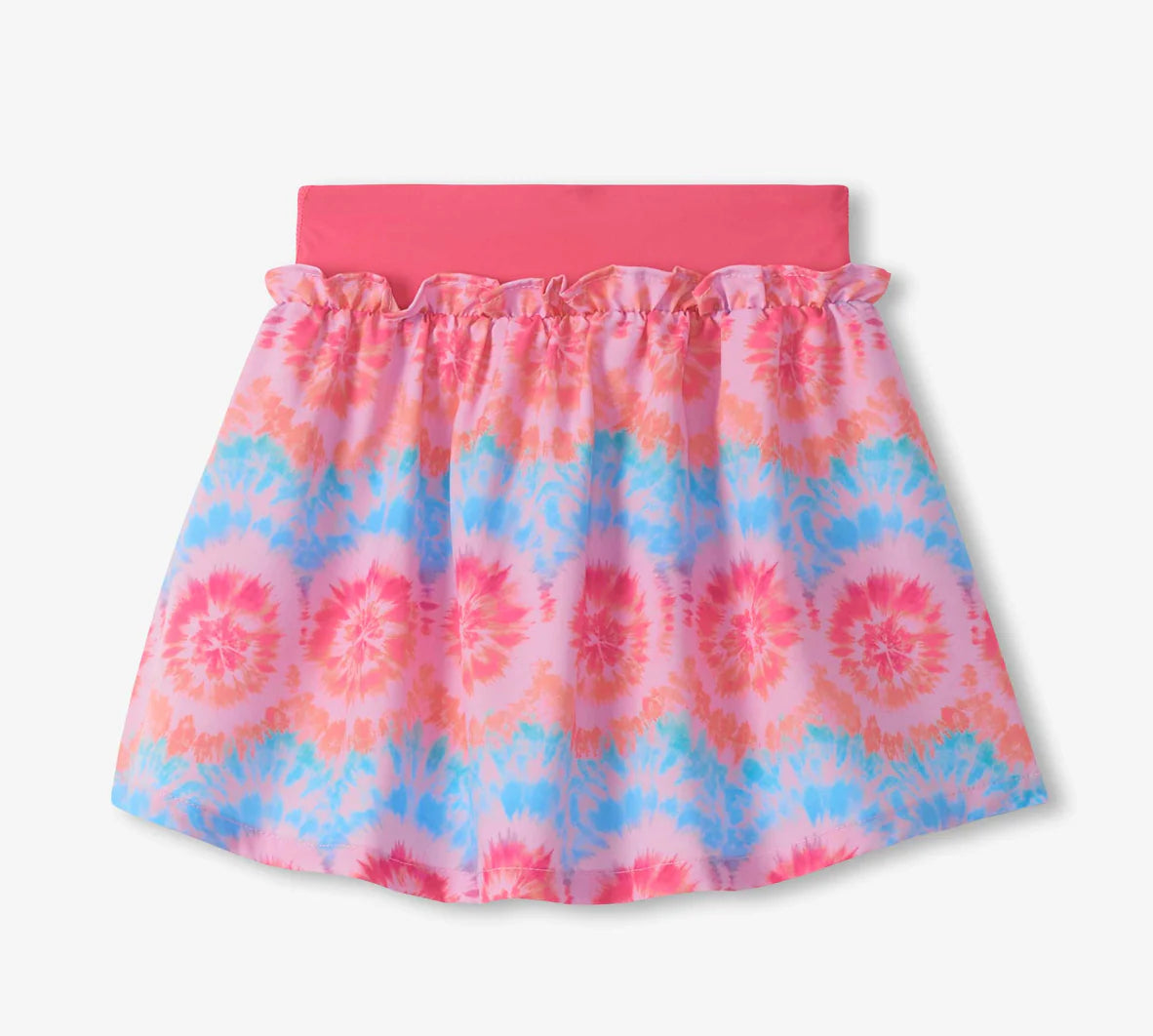 Starburst Tie Dye Ruffle Skort