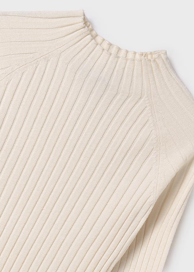 Rib Mock Neck Sweater