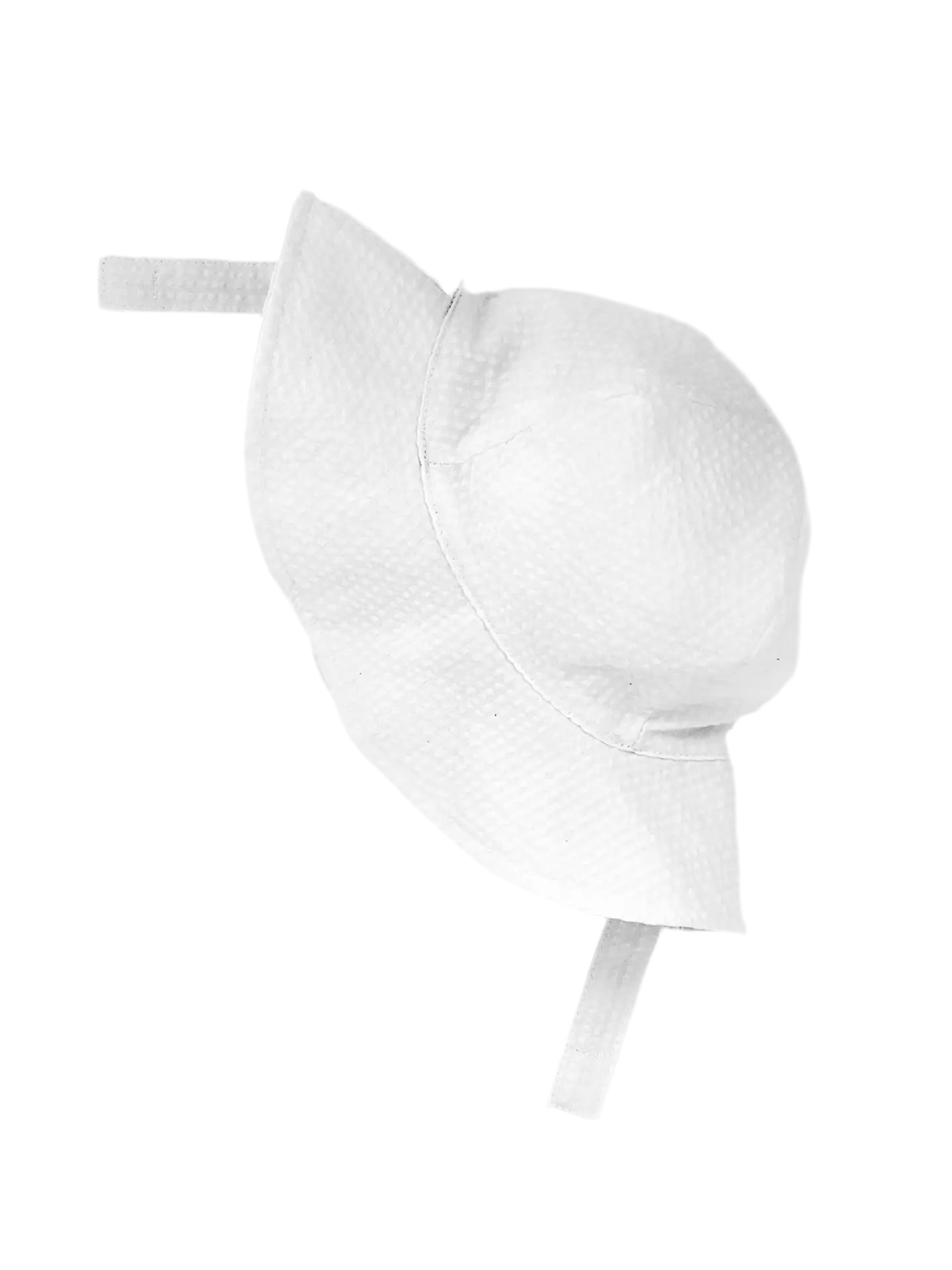 White Seersucker Bucket Hat UPF 25+ Baby & Toddler