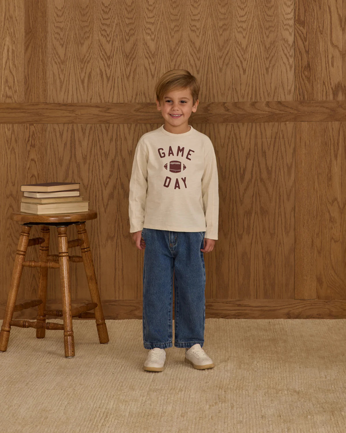 Long Sleeve Paneled Tee Game Day