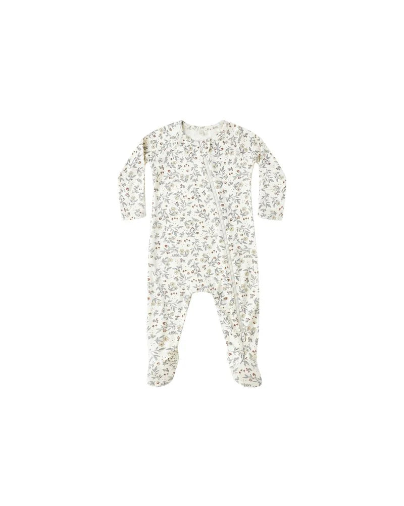 Bamboo Zip Footie Woodland