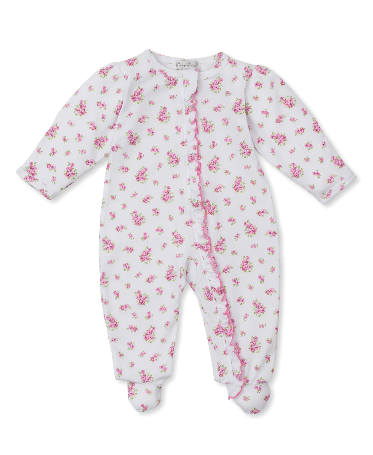 Roses & Blooms Zip Footie