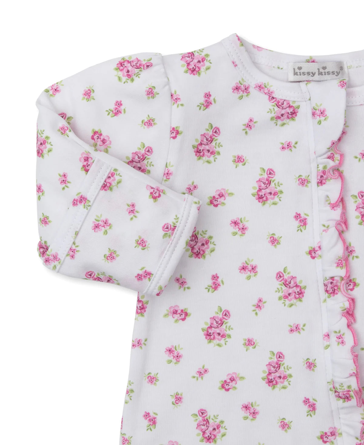 Roses & Blooms Zip Footie
