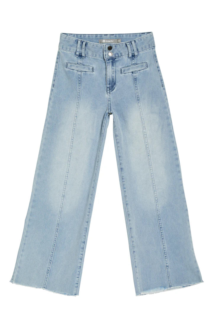 Welt Pocket Jeans Ankle Crop